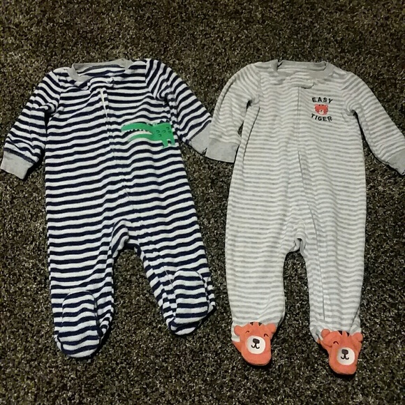 terry cloth baby sleepers